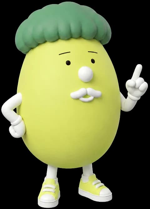 走るキャラクター