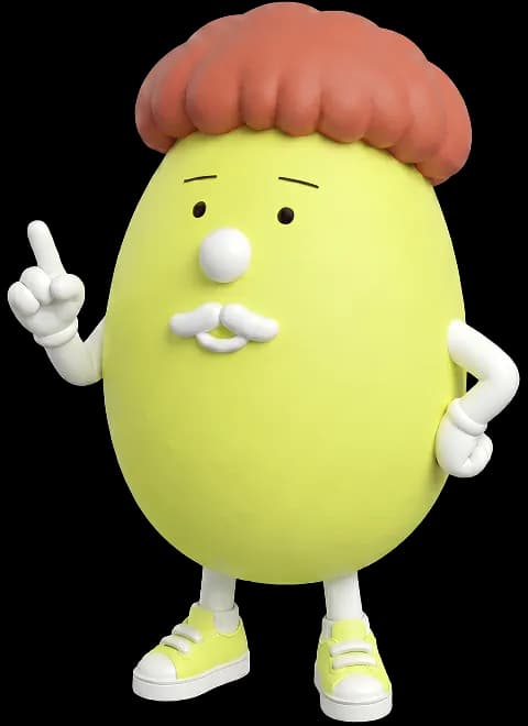 走るキャラクター